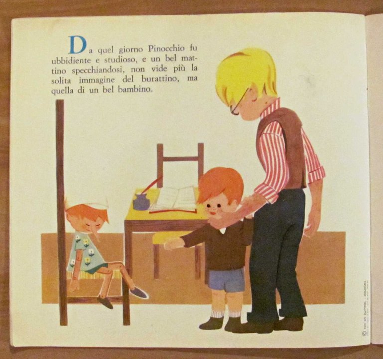 PINOCCHIO - Collana ROSY N.2, 1973 - ill. PINA