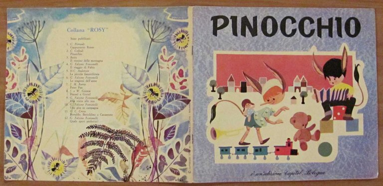 PINOCCHIO - Collana ROSY N.2, 1973 - ill. PINA