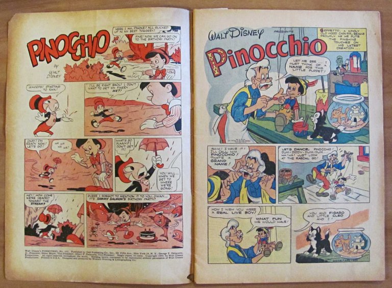 PINOCCHIO - Dell Comic N.252, 1949