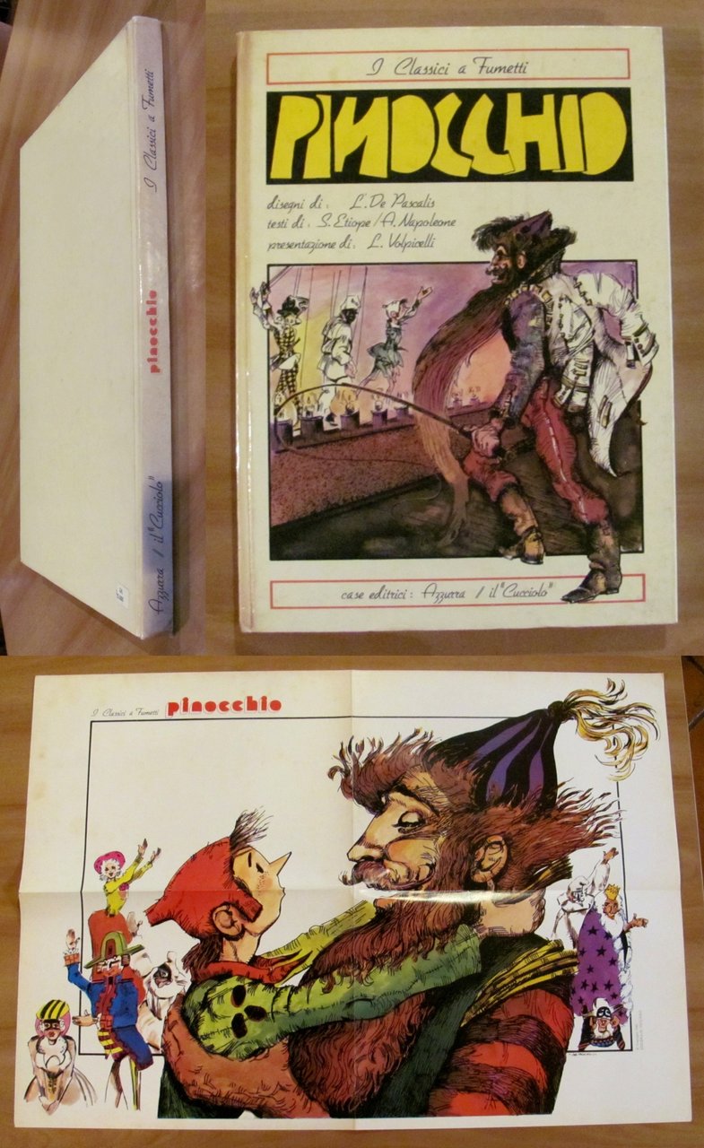 PINOCCHIO - I Classici a Fumetti, 1981 - ill. DE …