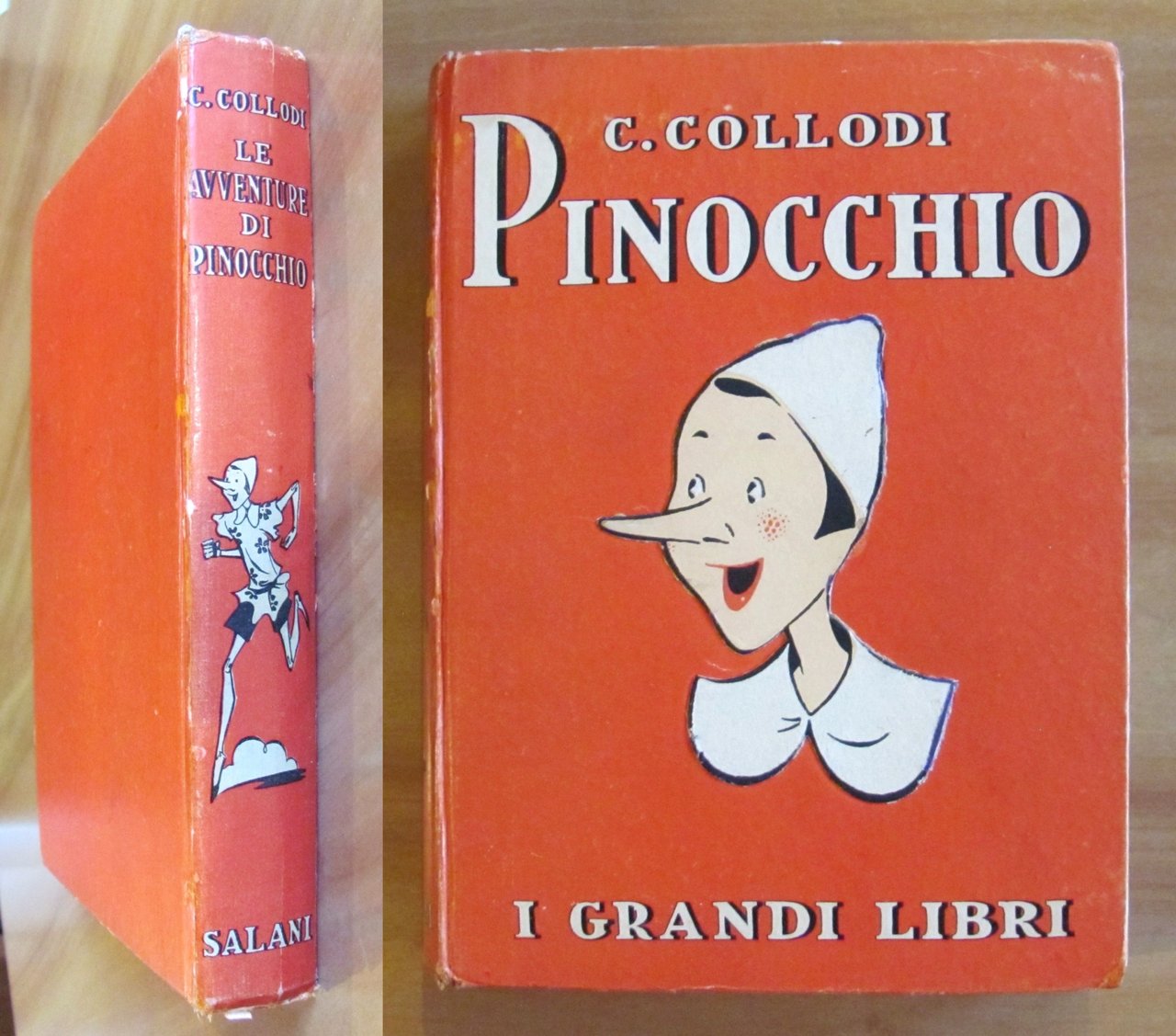 PINOCCHIO - I Grandi Libri, 1941 - ill. FAORZI