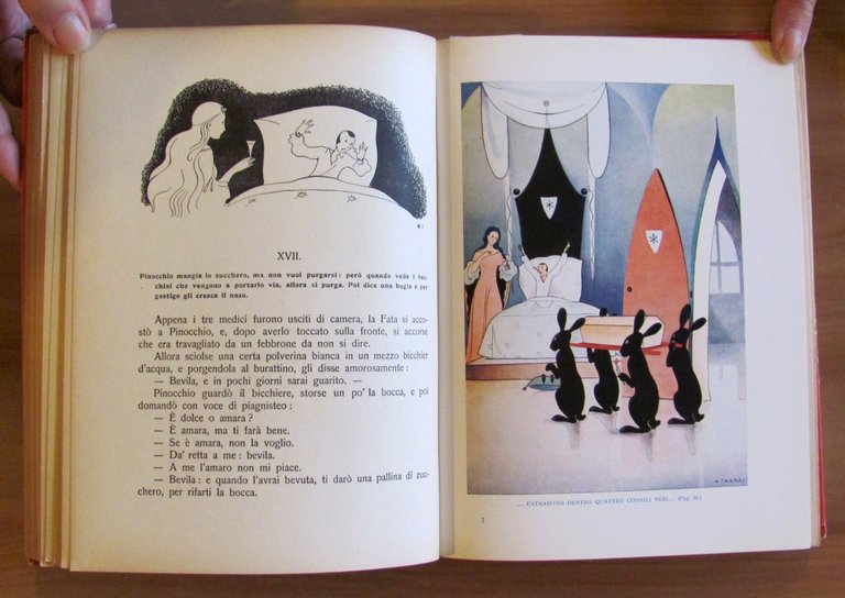 PINOCCHIO - I Grandi Libri, 1941 - ill. FAORZI