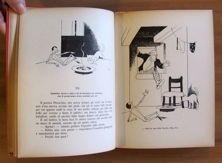 PINOCCHIO - I Grandi Libri, 1941 - ill. FAORZI