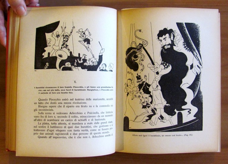 PINOCCHIO - I Grandi Libri, 1941 - ill. FAORZI