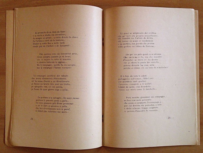 PINOCCHIO - Poema in Romanesco