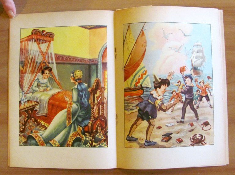 PINOCCHIO - Prescolastica Serie Piccola, anni '40 - ill. GALBIATI