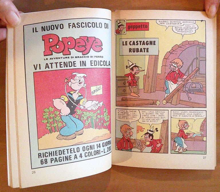PINOCCHIO - Pubbl. Mensile N.32, 1976 - ill. a fumetti