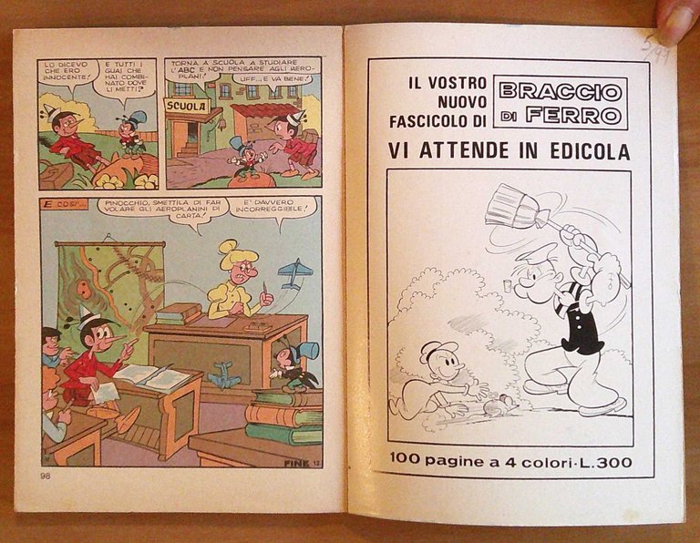 PINOCCHIO - Pubbl. Mensile N.32, 1976 - ill. a fumetti