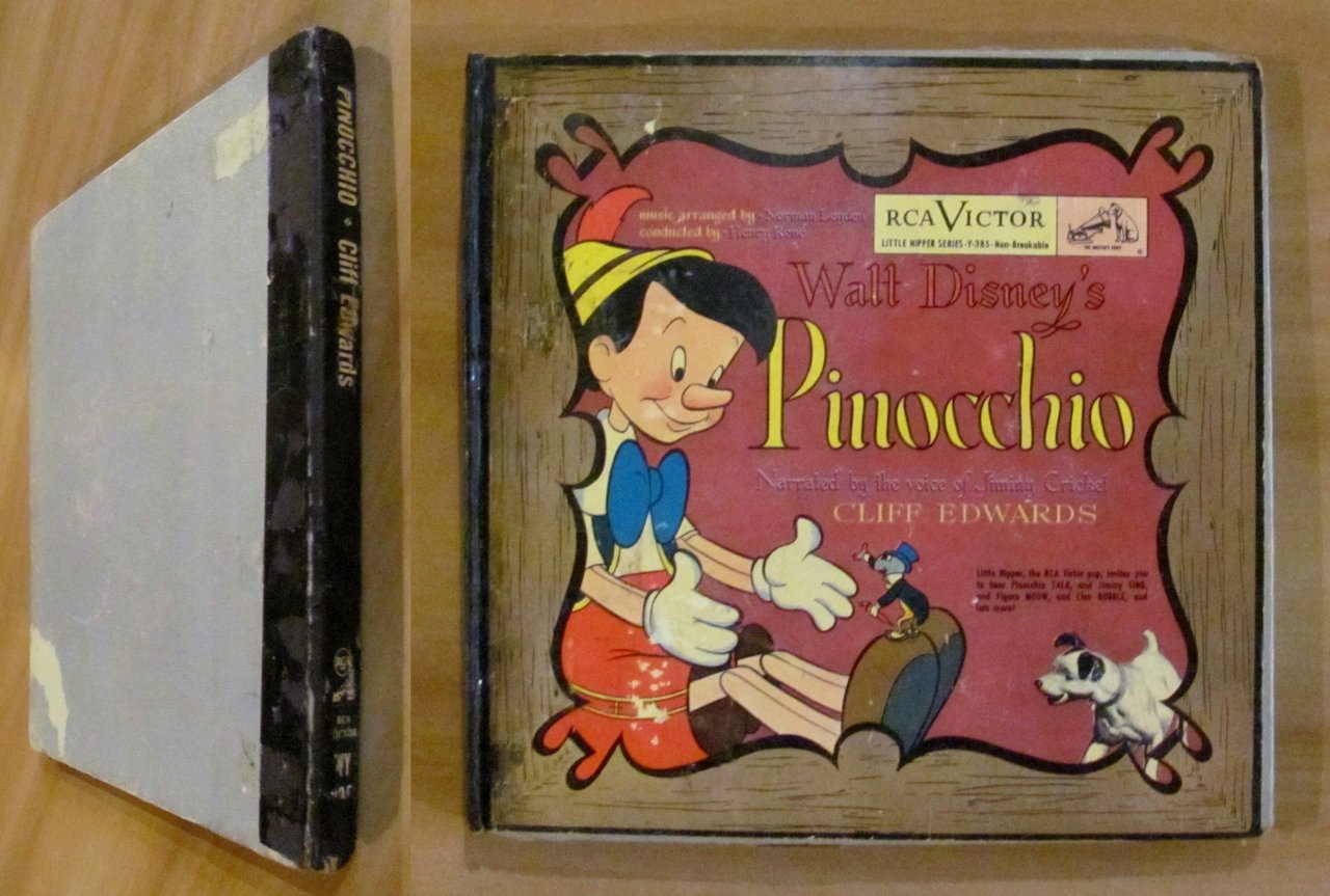 PINOCCHIO - RCA Victor con 2 Dischi, 1949