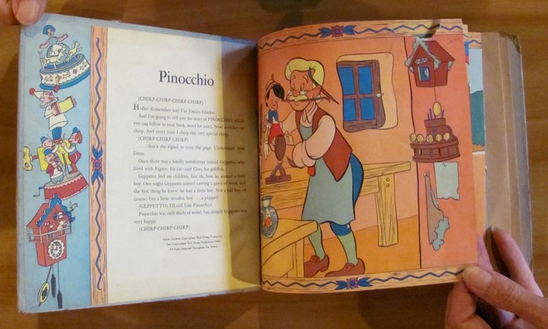 PINOCCHIO - RCA Victor con 2 Dischi, 1949