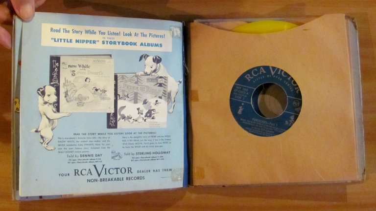 PINOCCHIO - RCA Victor con 2 Dischi, 1949