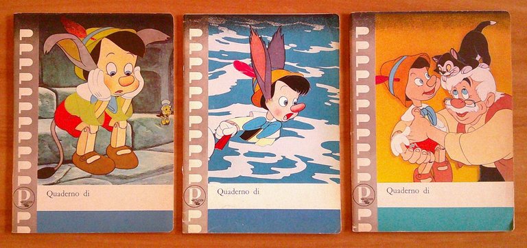 PINOCCHIO - Serie Completa di 9 Quaderni, anni '70 - …
