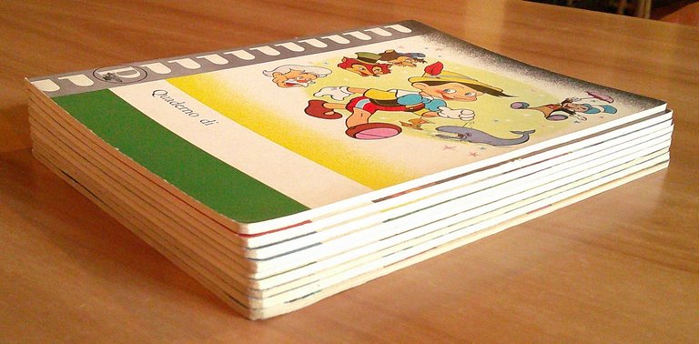 PINOCCHIO - Serie Completa di 9 Quaderni, anni '70 - …