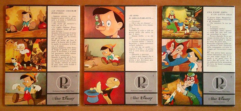 PINOCCHIO - Serie Completa di 9 Quaderni, anni '70 - …