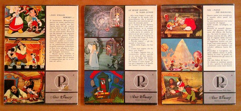 PINOCCHIO - Serie Completa di 9 Quaderni, anni '70 - …