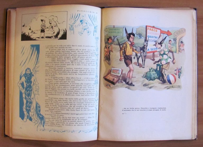 PINOCCHIO, 1953 - ill. GAMBA e MORONI CELSI