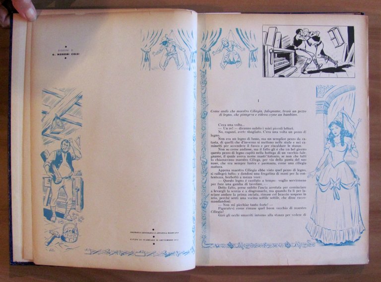 PINOCCHIO, 1953 - ill. GAMBA e MORONI CELSI
