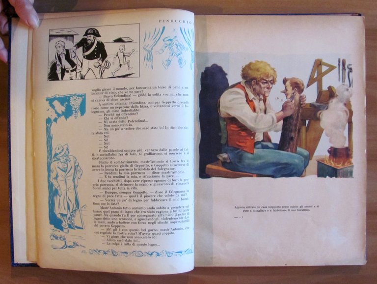 PINOCCHIO, 1953 - ill. GAMBA e MORONI CELSI