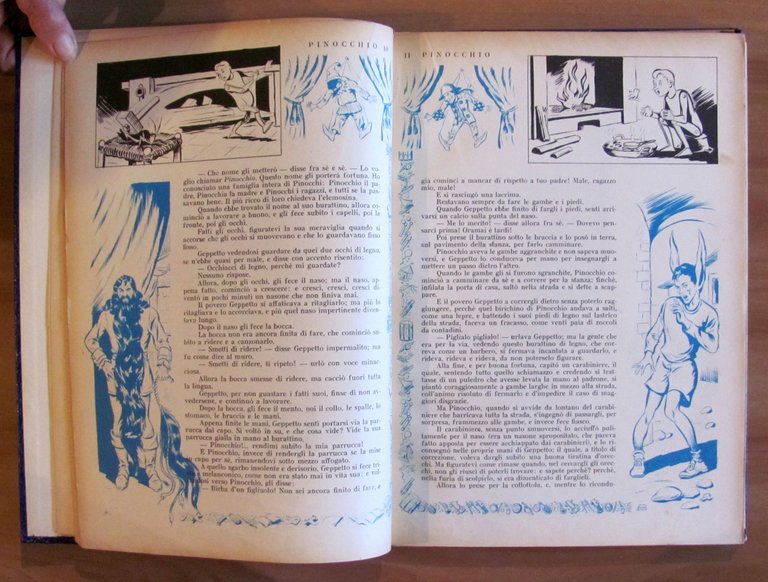 PINOCCHIO, 1953 - ill. GAMBA e MORONI CELSI