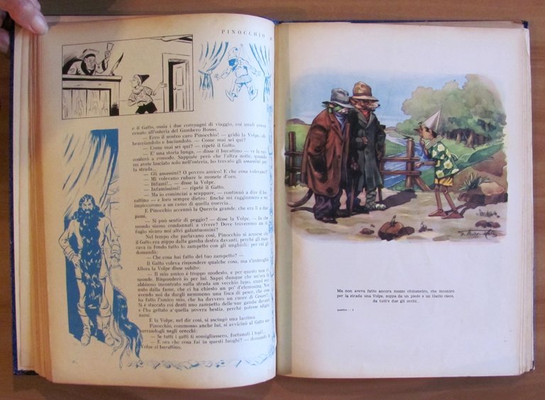 PINOCCHIO, 1953 - ill. GAMBA e MORONI CELSI