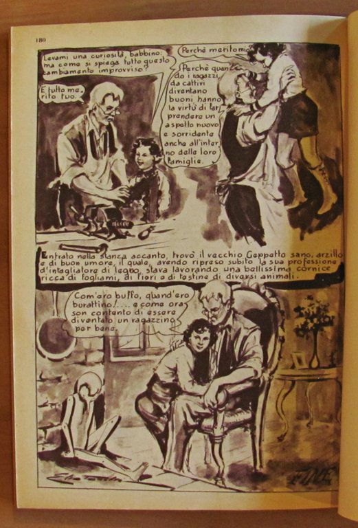PINOCCHIO, 1955 - ill. Elio TONELLI e tavole di BIFFI
