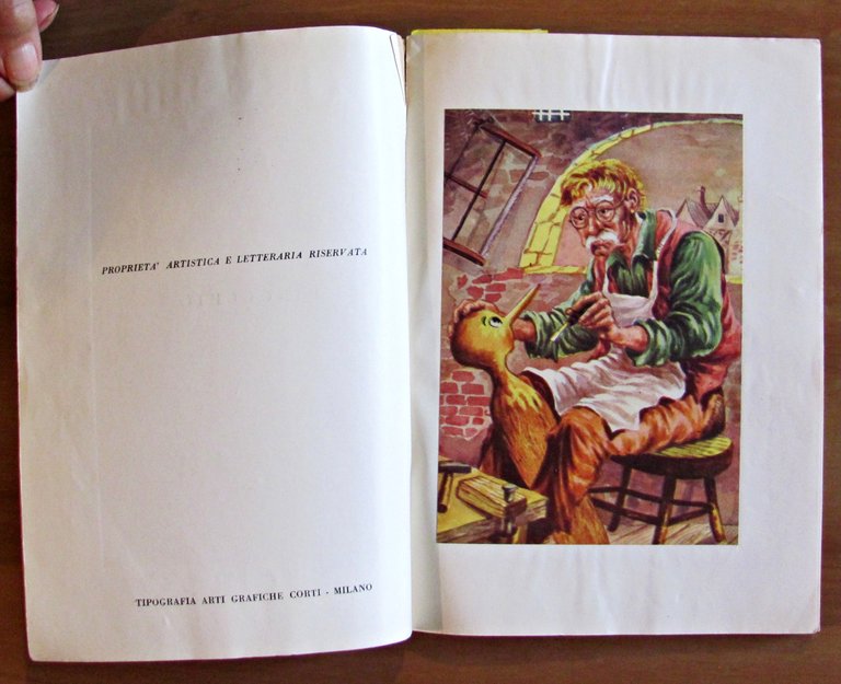 PINOCCHIO, 1955 - ill. Elio TONELLI e tavole di BIFFI