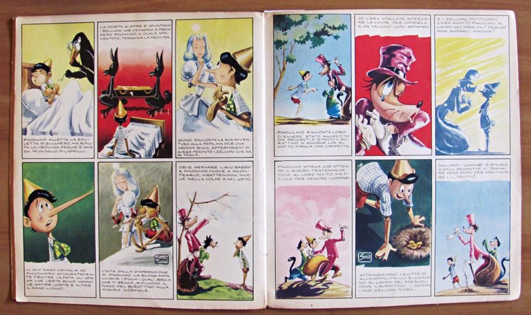 PINOCCHIO, 1962 - ill. a Fumetti di SCAP