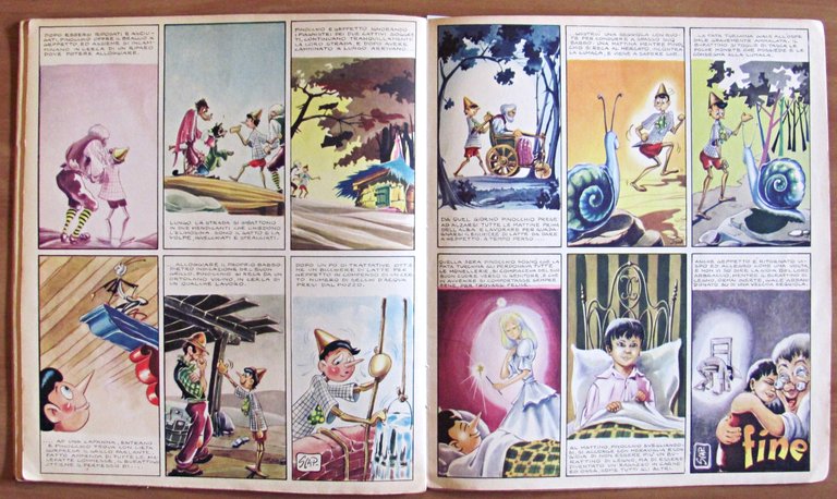 PINOCCHIO, 1962 - ill. a Fumetti di SCAP