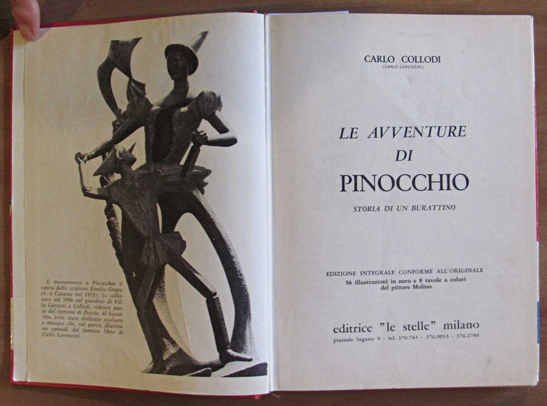 PINOCCHIO, 1970 - Edizione Integrale - ill. MOLINO | Immagine Gallery 3