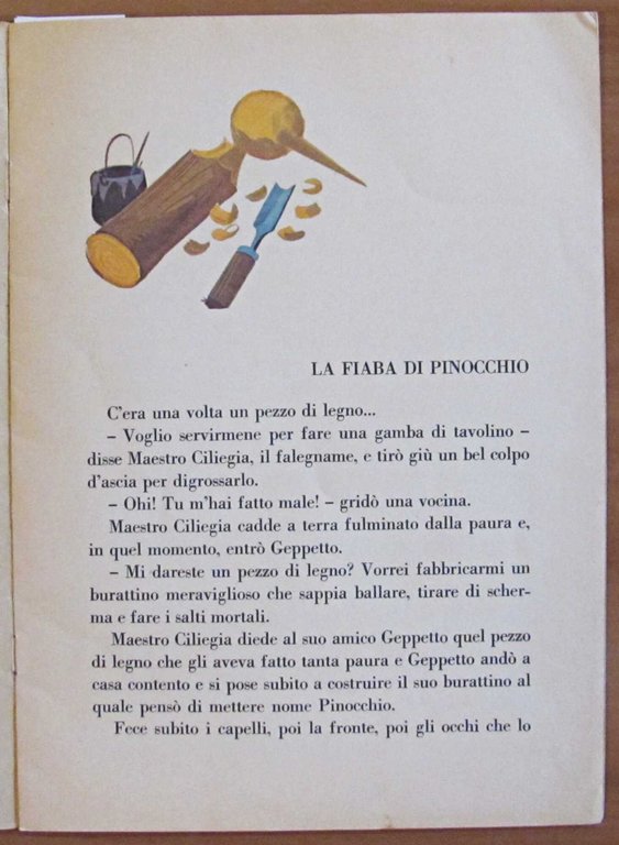 PINOCCHIO, 1972 - ill. MINGARDI