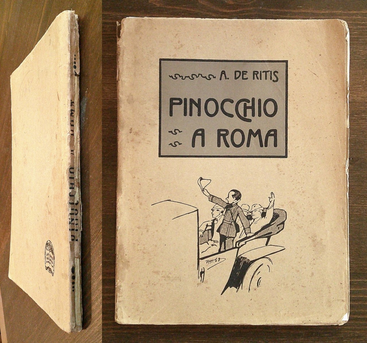 PINOCCHIO A ROMA, 1923 - ill. MUSSINO