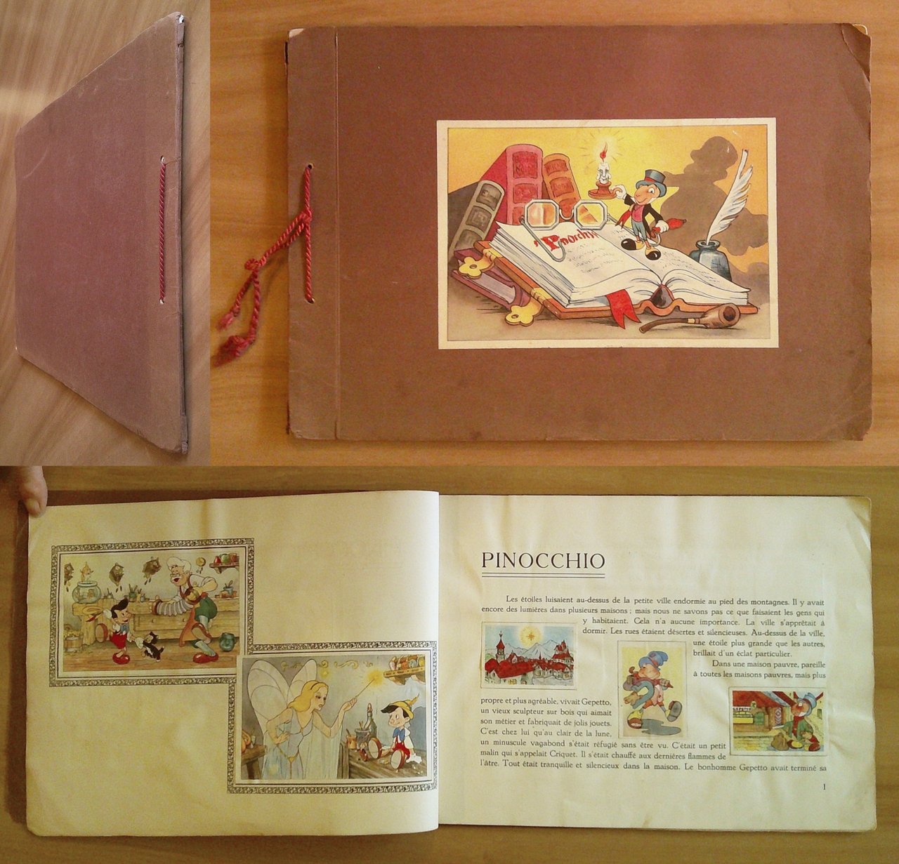 PINOCCHIO Album de Beukelaer, anni '40 COMPLETO con 129 Figurine