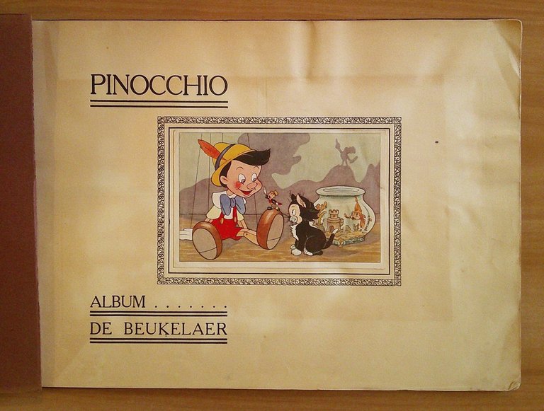 PINOCCHIO Album de Beukelaer, anni '40 COMPLETO con 129 Figurine