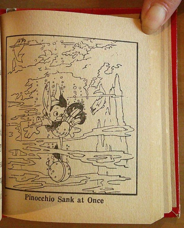 PINOCCHIO And Jiminy Cricket, 1940 - RARO