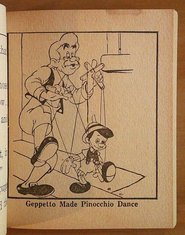 PINOCCHIO And Jiminy Cricket, 1940 - RARO