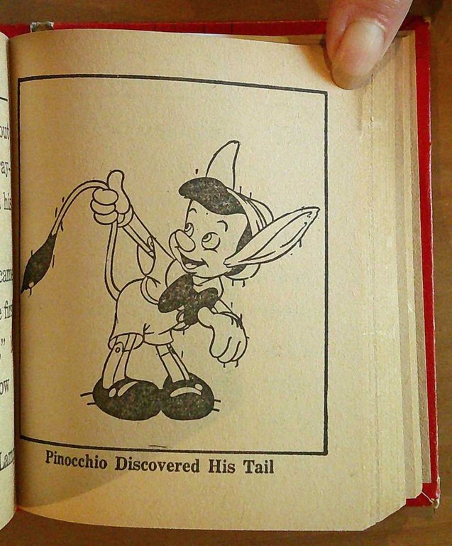 PINOCCHIO And Jiminy Cricket, 1940 - RARO