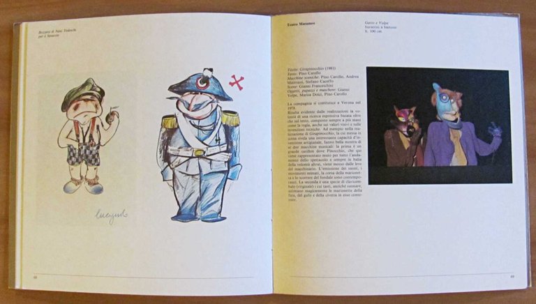 PINOCCHIO, BURATTINI E MARIONETTE - Coll. I Quadri Usher, 1982