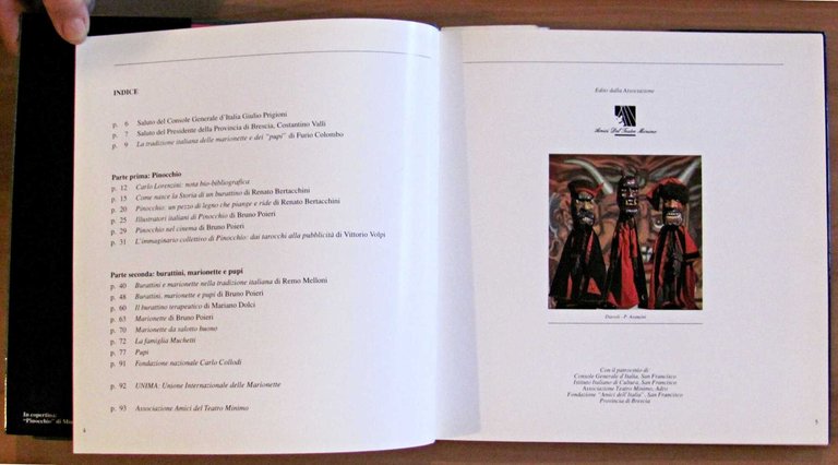 PINOCCHIO, BURATTINI MARIONETTE E PUPI - Il Teatro minimo Italiano, …