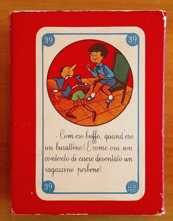 PINOCCHIO CHE RIDE O PEPATENCIA Carte da gioco in Scatola …