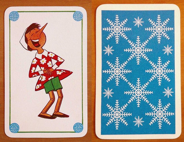 PINOCCHIO CHE RIDE O PEPATENCIA Carte da gioco in Scatola …