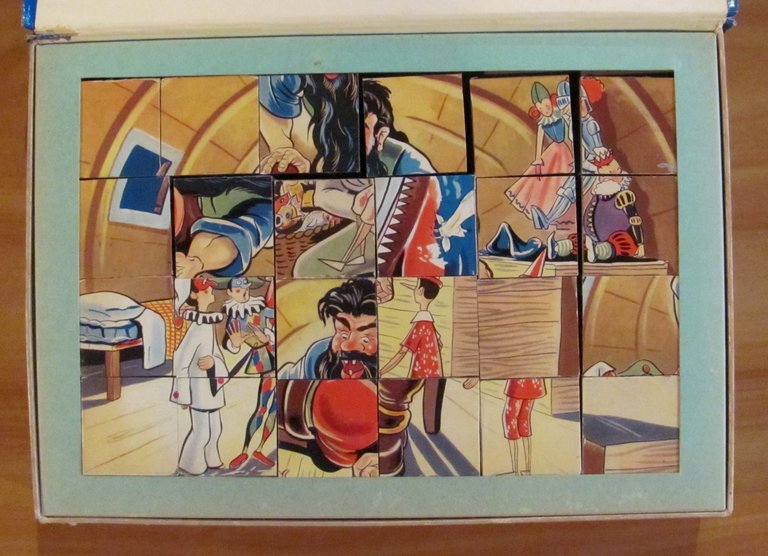 PINOCCHIO Cubi Figurati, primi anni '60 - ill SPIGHI in …