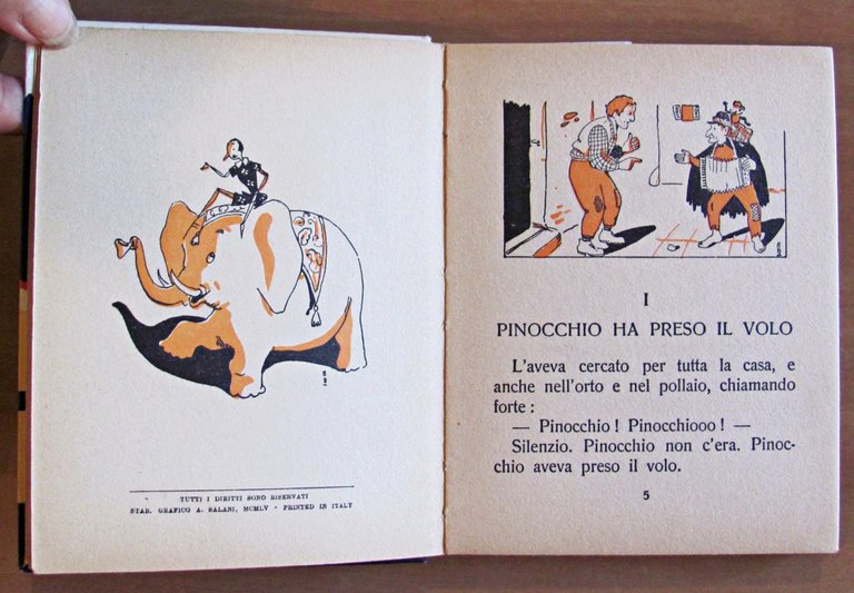 PINOCCHIO DOMATORE - Coll. Grandi Piccoli Libri, 1955 - ill. …