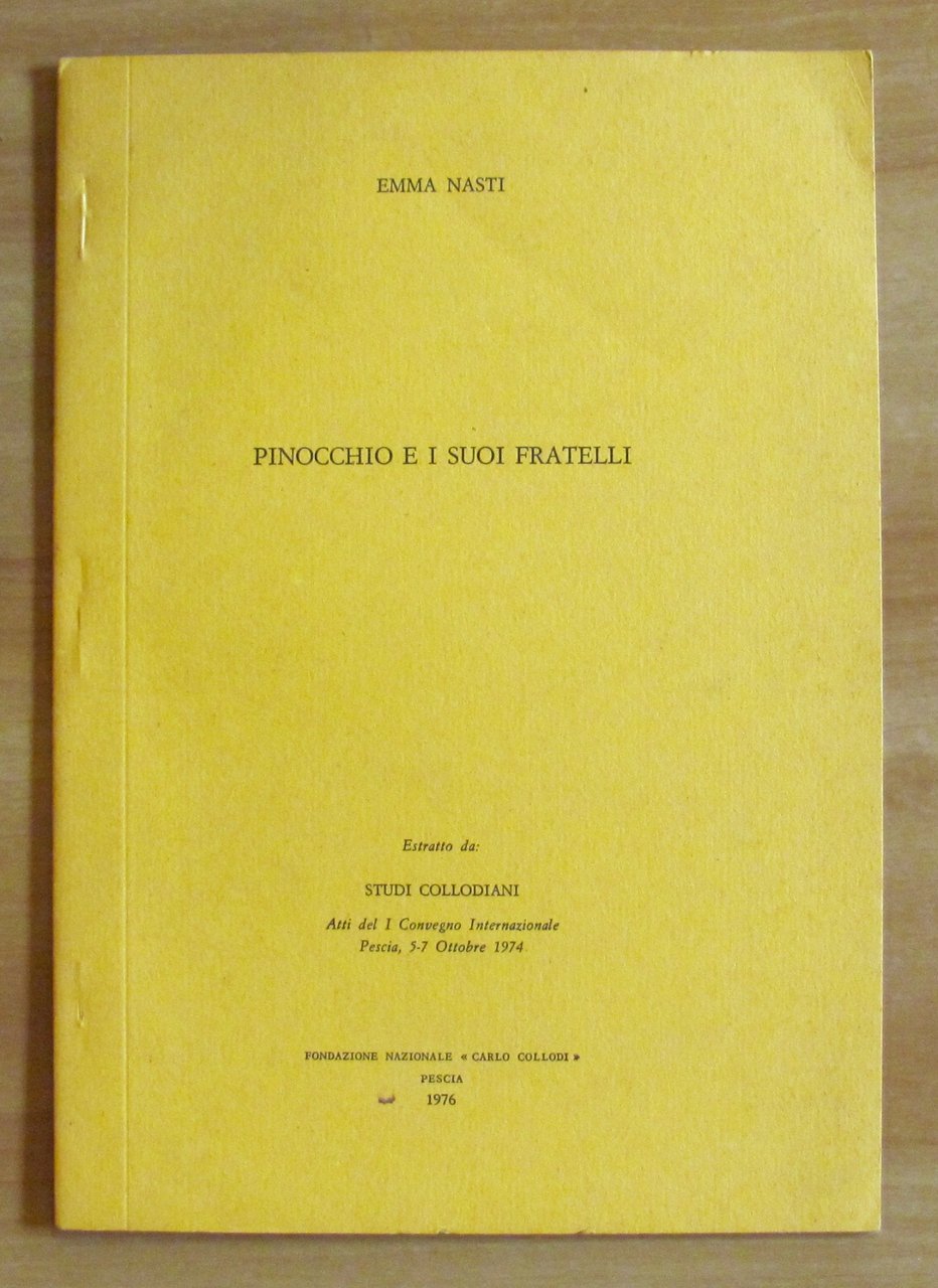 PINOCCHIO E I SUOI FRATELLI - Estratto da Studi Collodiani, … | Immagine principale