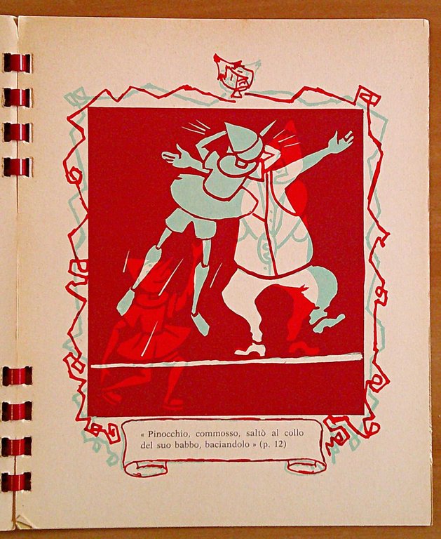 PINOCCHIO E L'ABBECEDARIO - Libro Giocattolo con Occhialini, 1963