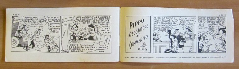 PINOCCHIO E LA FONTANA MIRACOLOSA - Albi tascabili di Topolino …