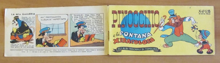 PINOCCHIO E LA FONTANA MIRACOLOSA - Albi tascabili di Topolino …