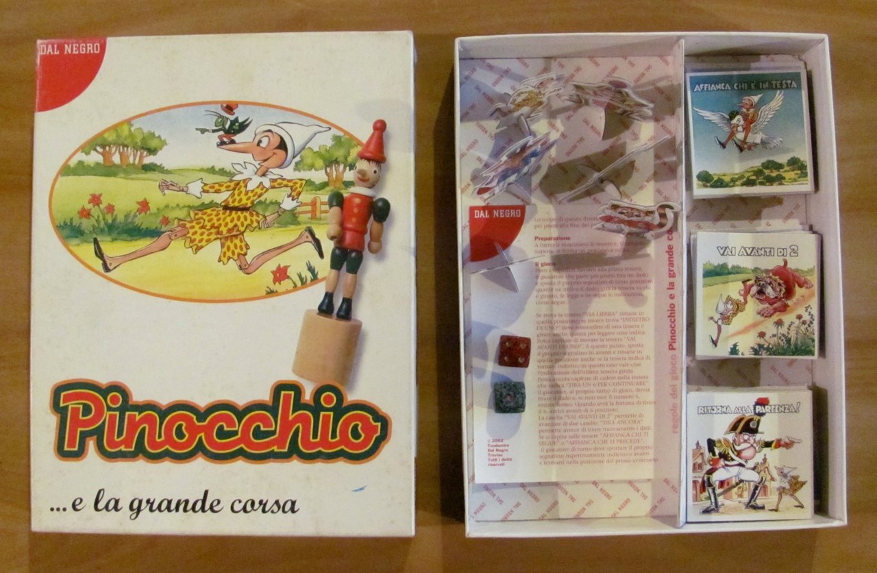 PINOCCHIO E LA GRANDE CORSA, Gioco in Scatola, 2002