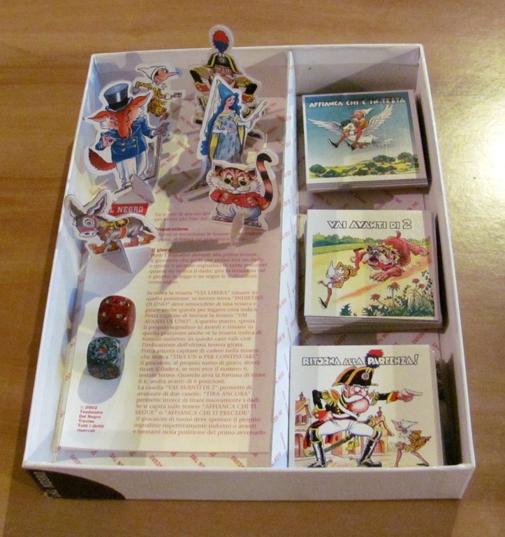PINOCCHIO E LA GRANDE CORSA, Gioco in Scatola, 2002