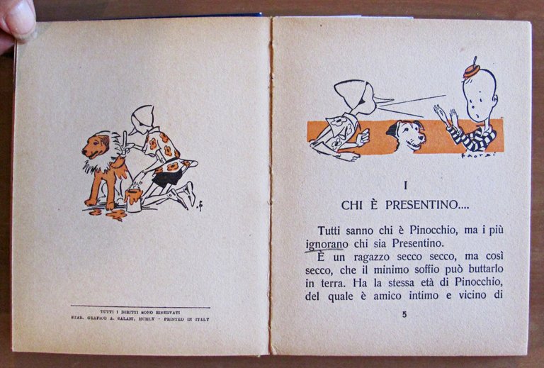 PINOCCHIO E PRESENTINO - Coll. Grandi Piccoli Libri, 1955 - …