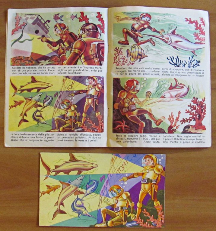 PINOCCHIO GIRAMONDO E IL TESORO SOMMERSO con 5 Tavole originali … | Immagine Gallery 3